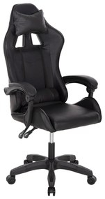 ΚΑΡΕΚΛΑ ΓΡΑΦΕΙΟΥ GAMING MANCER HM1194 ΜΑΥΡΟ PU-ΜΑΥΡΟ ΠΟΛΥΠΡΟΠΥΛΕΝΙΟ 59x69x125Υεκ.