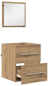 vidaXL Ντουλάπι Μπάνιου 41 x 38.5 x 48 cm Επεξεργασμένο ξύλο