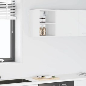 vidaXL Κρεμαστό ντουλάπι Λευκό 30 x 29,5 x 40 εκ. Επεξεργασμένο ξύλο