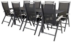 Σετ Τραπέζι και καρέκλες Dallas 3591, Μέταλλο, Μέταλλο, Ύφασμα | Epipla1.gr