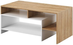 Τραπεζάκι σαλονιού Oak-Leuko Fusiko