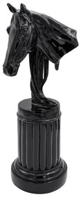 Επιτραπέζια Διακοσμητική Φιγούρα "Άλογο" FL389 Fylliana Μαύρο χρώμα 22x17x50εκ
