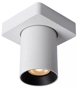 Φωτιστικό Οροφής Lucide 09929-05-31 NIGEL Λευκό (White)|Μαύρο Ματ (Black Mat) 2200 K