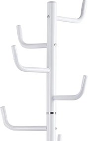 Καλόγερος ρούχων Lorenda μέταλλο λευκό Φ37x175εκ 37x37x175 εκ.