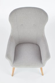 COTTO leisure chair, color: light grey DIOMMI V-CH-COTTO-FOT-J.POPIEL