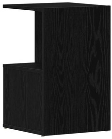 vidaXL Κομοδίνο Μαύρη δρυς 35 x 35 x 55 εκ. Επεξεργασμένο ξύλο