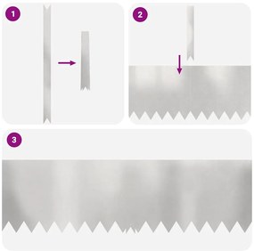 vidaXL Περίγραμμα γκαζόν 10 pcs Ασημί 100 x 0.05 x 20 εκ