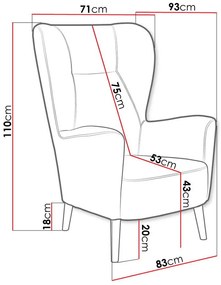 Πολυθρόνα Previous-Kitrinο-Fusiko