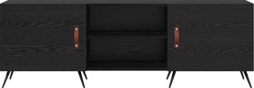 vidaXL Ντουλάπι TV 150 x 30 x 50 cm Μαύρη δρυς Επεξεργασμένο ξύλο