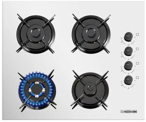 MultiHome MH-6108 Εστία Υγραερίου Αυτόνομη 64x59εκ Λευκή