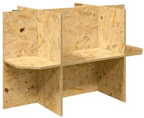 vidaXL Βάση Terrarium Καφέ 80 x 50 x 50 εκ OSB