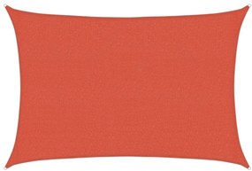 vidaXL Πανί Σκίασης Τερακότα 2,5 x 4 μ. από HDPE 160 γρ./μ²