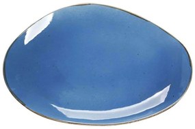 Πιατέλα Σερβιρίσματος Terra TLF107K6 36x24,5x2,5cm Blue Espiel Πορσελάνη