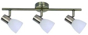 Σποτ Φωτιστικό Οροφής 3XE14 μεταλλικό 9065-3Φ Inlight-9065-3Φ-Οξυντέ-Μπρονζέ 9065-3Φ-Οξυντέ