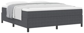 vidaXL Σκελετός Κρεβατιού Σκούρο γκρι 180 x 200 cm Βελούδο