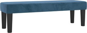 vidaXL Κρεβάτι Boxspring με Στρώμα Σκούρο Μπλε 180x200 εκ. Βελούδινο
