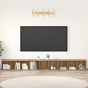 vidaXL Ντουλάπι TV 3 pcs artisan δρυς 37 x 35 x 107.5 εκ