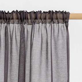 Κουρτίνα (140x270) Με Τρέσα Easy Home Timpani D.Grey