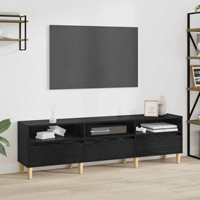 vidaXL Ντουλάπι TV Μαύρη δρυς 150 x 30 x 45 εκ Επεξεργασμένο ξύλο