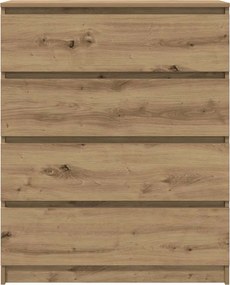 vidaXL Sideboard Artisan Oak 80x35x99 cm Κατασκευασμένο ξύλο