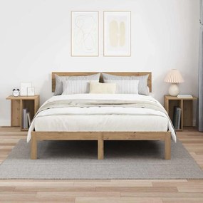 vidaXL End Table 2 τμχ. Artisan Oak 37 x 32 x 40 εκ Επεξεργασμένο ξύλο