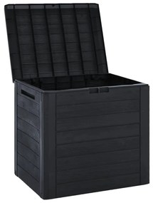 vidaXL Μπαούλο Αποθήκευσης Κήπου Ανθρακί 58,5x46x55εκ. απο Πολυπ/λένιο