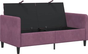 vidaXL Καναπές με Αποθήκευση Μοβ 152 x 78 x 87 εκ Πολυεστέρας