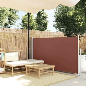 vidaXL Σκίαστρο Πλαϊνό Συρόμενο Καφέ 120 x 300 εκ.