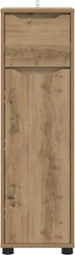 vidaXL Ντουλάπι Μπάνιου με συρτάρι Artisan Oak 30,5 x 30 x 101 εκ