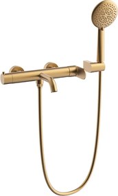 Orabella Oval 10470 Brushed Gold PVD - Μπαταρία λουτρού