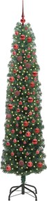 vidaXL Τεχνητό Χριστουγεννιάτικο Δέντρο με 300 LED Πράσινο 180 cm