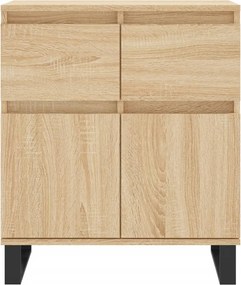 vidaXL Συρταριέρα Sonoma Δρυς 60x35x70 εκ. Επεξεργασμένο Ξύλο