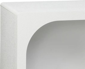 Μπουφές Emersi pakoworld με ράφια mdf σε λευκή απόχρωση 164x34x76εκ