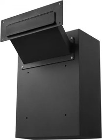 VEVOR Through The Wall Drop Box 13x7x17" Mailbox with Combination Lock Black