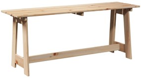 vidaXL Εξωτερικός Πάγκος 119x35x47 εκ Μασίφ Ξύλο Πεύκου
