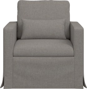 vidaXL Καναπές 60cm Taupe Μέταλλο