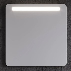Καθρεφτης Led Kuzey 3MKUZ075WHM 75×68cm White Mdf,Γυαλί