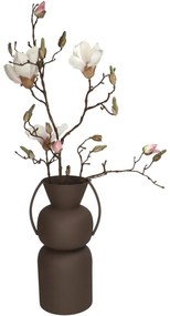 Βάζο ArteLibre Καφέ Μέταλλο 19x15.5x34cm