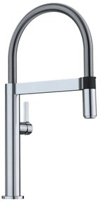 Blanco Culina-S Mini Inox Μπαταρία Κουζίνας με Περιστρεφόμενο Ρουξούνι και Ντους με Μαγνητική Επαφή