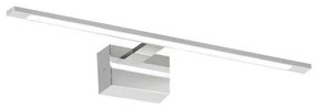 Απλίκα Φωτιστικό Μπάνιου LED 14W Νίκελ IP44 3CCT 68cm Arte Illumina Feos 144-80568 Eurolamp-144-80568-Νίκελ Ματ 144-80568