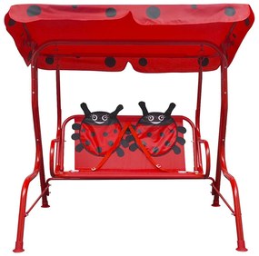 vidaXL Κούνια Παιδική Κόκκινη