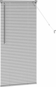 vidaXL Βενετσιάνικες Ρόδες Ασημί 130 x 60 εκ Αλουμίνιο