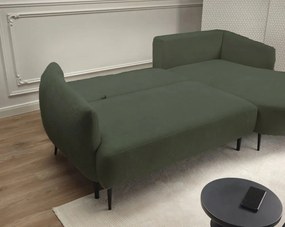 Γωνιακός καναπές Terry Mini-Prasino-Δεξιά