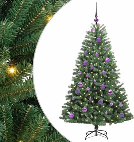 vidaXL Τεχνητό Χριστουγεννιάτικο Δέντρο με Άξονα Πράσινο 150 cm