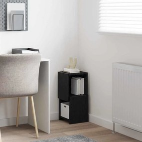 vidaXL Γωνιακό Ντουλάπι Μαύρη Οξυά 25,5x25x55εκ Επεξεργασμένο ξύλο
