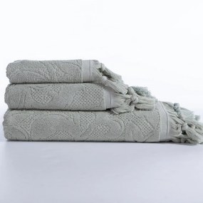 Πετσέτα Sangalia Mint Nef-Nef Homeware Face 50x90cm 100% Βαμβάκι