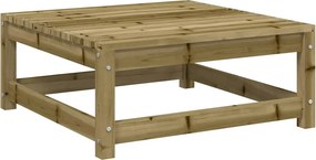 vidaXL Υποπόδιο Κήπου 70 x 70 x 30 εκ. Επεξ. Ξύλο Πεύκου
