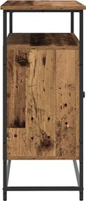 vidaXL Πλαϊνό γραφείο Παλιό ξύλο 100 x 35 x 80 εκ. Επεξεργασμένο ξύλο