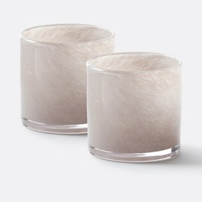 Σετ 2 ρεσό από χρωματιστό γυαλί, Iva