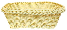 Ψωμιέρα Polyrattan Μπεζ Art Et Lumiere 23x23x8εκ. 01140